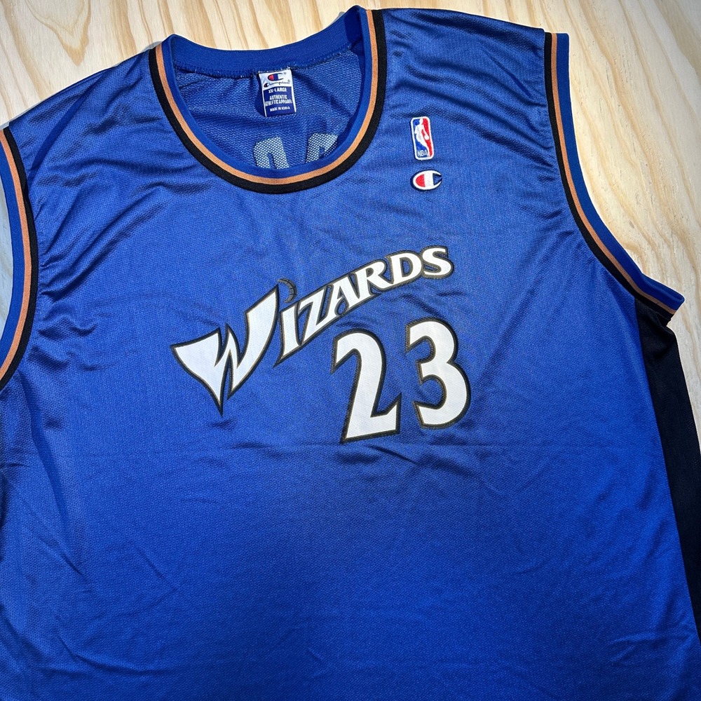 Champion NBA Washington Wizards Michael Jordan 23 Jersey Blue XXL